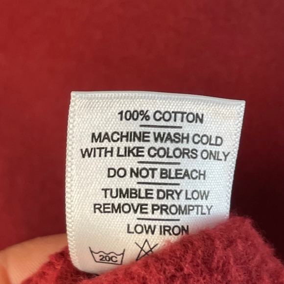 NEW American Giant Womens Midweight Half Zip Sweatshirt Top XS Red Burgundy USA - Picture 7 of 9